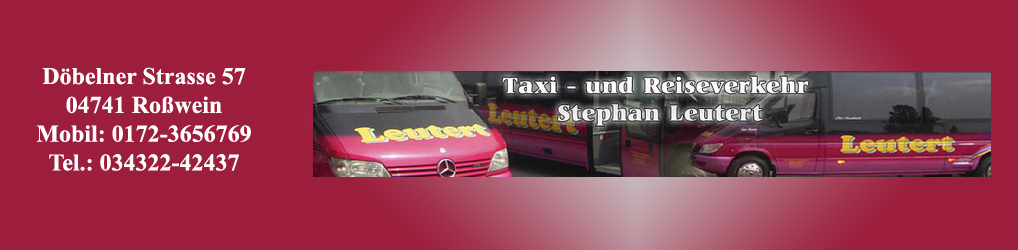 Taxi- und Reiseverkehr Stephan Leutert Logo